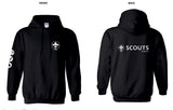 SCOUTS AOTEAROA HOODIE - BLACK