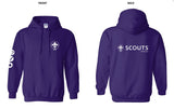 SCOUTS AOTEAROA PURPLE HOODIE - ADULT SIZES S - 3XL