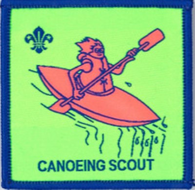 BLANKET PATCH - CANOEING SCOUT