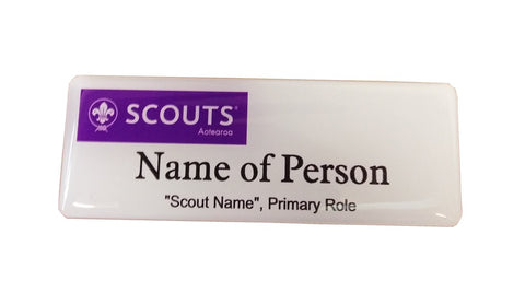 ADULT NAME PLATE - SCOUTS AOTEAROA