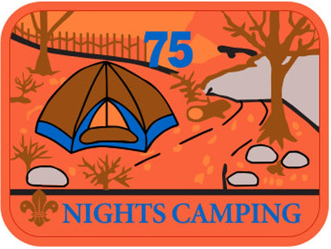 BLANKET PATCH - 75 NIGHTS CAMPING