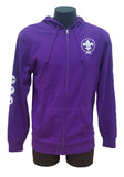 SCOUTS NEW ZEALAND PURPLE ZIP-UP HOODIE
