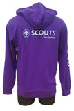 SCOUTS NEW ZEALAND PURPLE ZIP-UP HOODIE