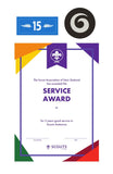 SERVICE AWARD - YEARS SERVICE - BADGE, CERTIFICATE, PIN