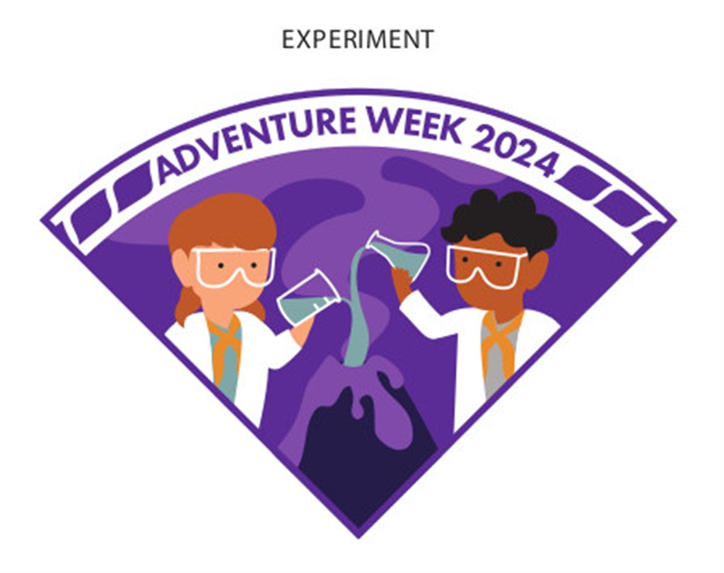 Adventure Week EVENT BADGE - ADVENTURE WEEK 2024 BADGE – Scouts Direct