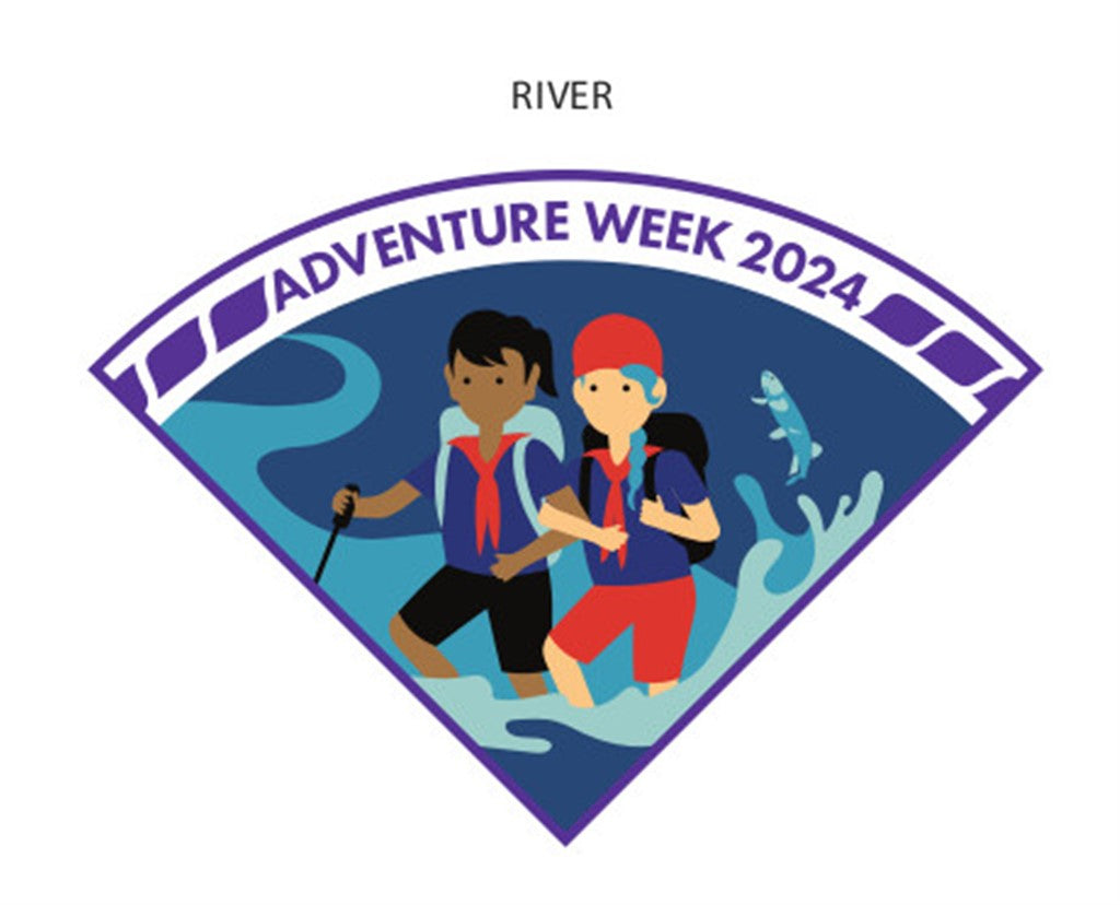 Adventure Week EVENT BADGE - ADVENTURE WEEK 2024 BADGE – Scouts Direct