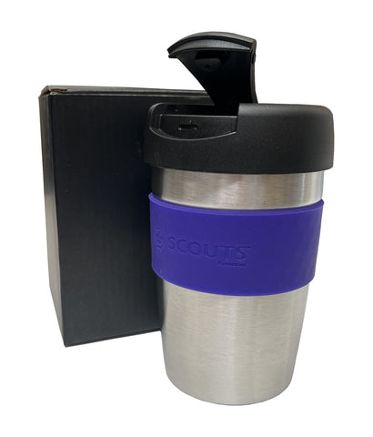 SCOUTS AOTEAROA STAINLESS STEEL CUP WITH LID