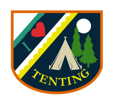 BLANKET PATCH - I LOVE TENTING