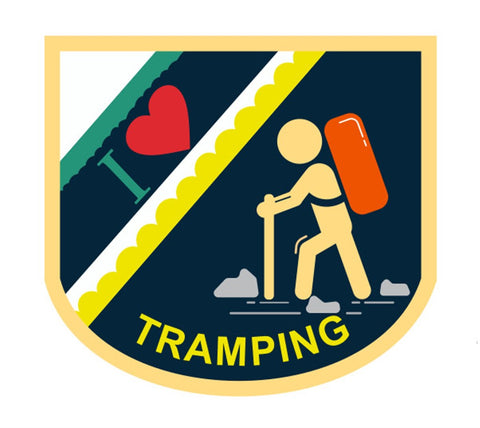 BLANKET PATCH - I LOVE TRAMPING