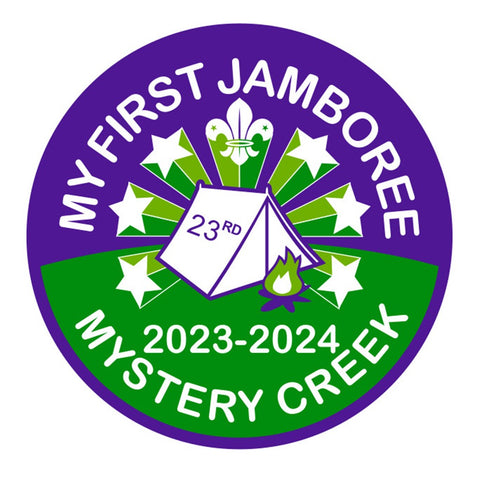 BLANKET PATCH - MY FIRST JAMBOREE 2023-2024 MYSTERY CREEK