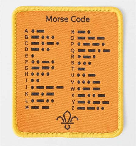 BLANKET PATCH - MORSE CODE ALPHABET