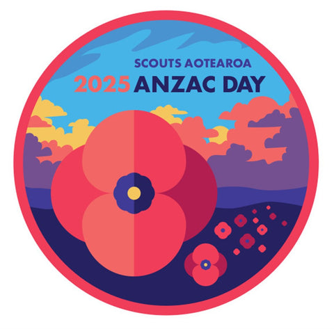 EVENT BADGE - SCOUTS AOTEAROA 2025 - ANZAC DAY