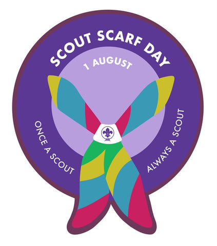 EVENT BADGE - SCOUT SCARF DAY - BRONZE BORDER