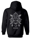 SCOUTS AOTEAROA ILLUSTRATED HOODIE - BLACK