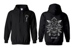 SCOUTS AOTEAROA ILLUSTRATED HOODIE - BLACK