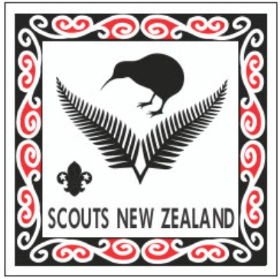 BLANKET PATCH - SCOUTS NEW ZEALAND, KORU BORDER