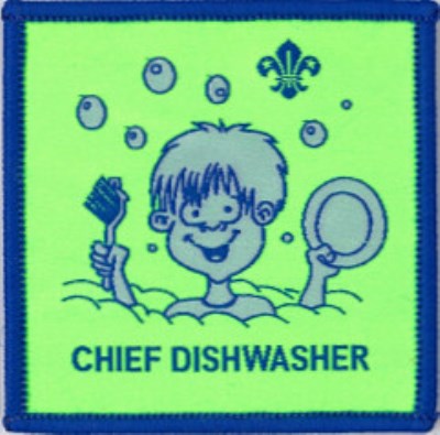 BLANKET PATCH - CHIEF DISHWASHER, fluro