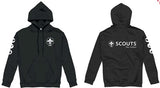 * SCOUTS NEW ZEALAND BLACK HOODIE - ADULT SIZES S - 5XL *