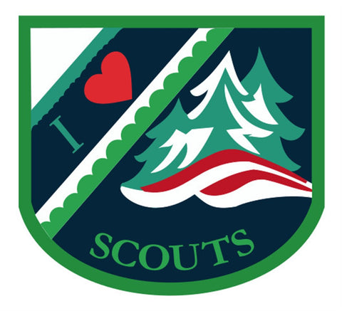 BLANKET PATCH - I LOVE SCOUTS