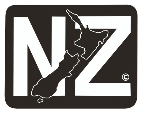 BLANKET PATCH - NZ WITH MAP - GLOW IN THE DARK