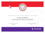 BRONZE, SILVER, GOLD AWARD - BADGE, CERTIFICATE - SECTIONS