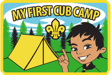 BLANKET PATCH - MY FIRST CUB CAMP - WOVEN