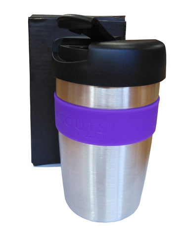 SCOUTS NEW ZEALAND STAINLESS STEEL CUP WITH LID